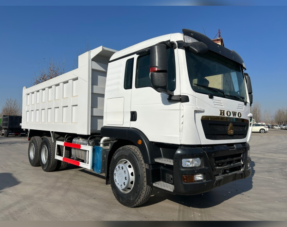 Caminhões basculantes HOWO TX 6x4 foram utilizados na Nigéria.