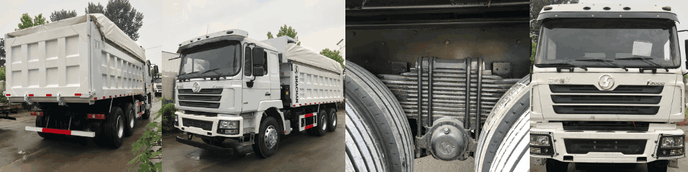 Camión volquete Shacman 6x4 usado