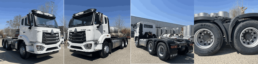 Используется тракторный грузовик howo nx