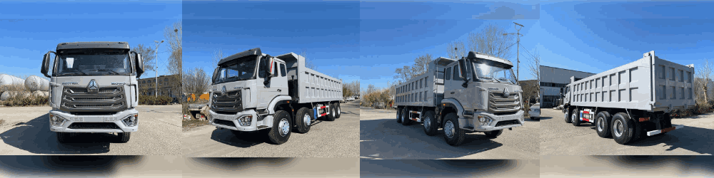تستخدم شاحنة قلابة Howo NX 8x4