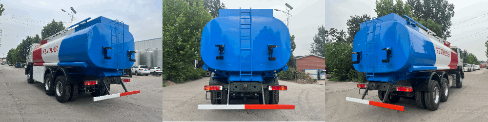 Camião cisterna de combustível Howo 20000L usado