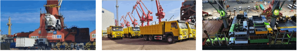 تستخدم شاحنة قلابة Howo NX 8x4