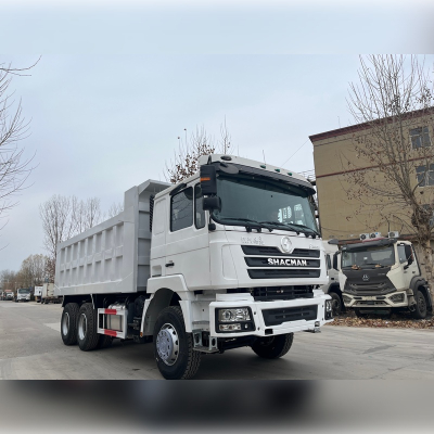 The left of Shacman dump truck 