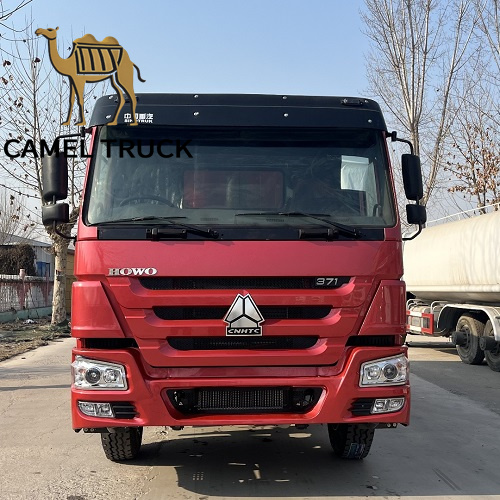 მეორადი Howo 10 ბორბლიანი ნაგავსაყრელი სატვირთო მანქანა
