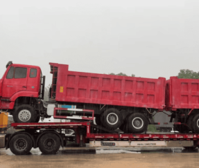 حالة التوصيل | شاحنتان من طراز هاوو NX 6×4 تم شحنهما بنجاح إلى تشاد