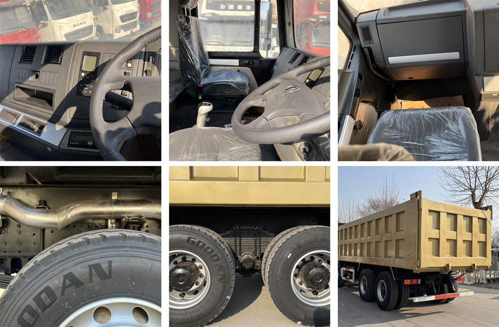 Camión volquete de 371 hp