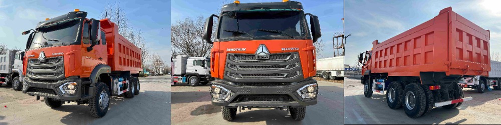 განახლებული 6x4 Hohan-ის თვითმცლელი სატვირთო მანქანა